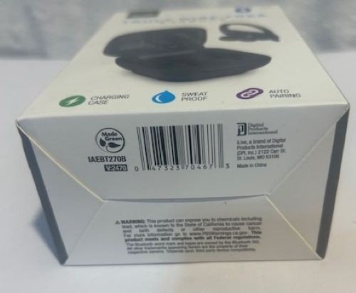 iLive, Truly Wire-Free, Earbuds, IAEBT270B, Black