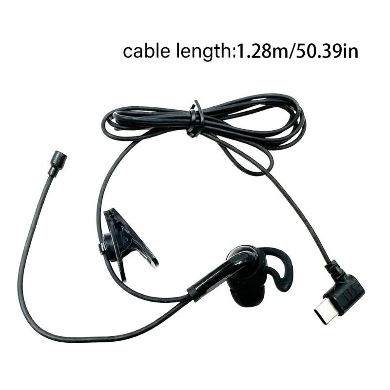 3.5mm/Type C Single Side In Ear Earphone Earbud Headsets for Mobile Phone PC