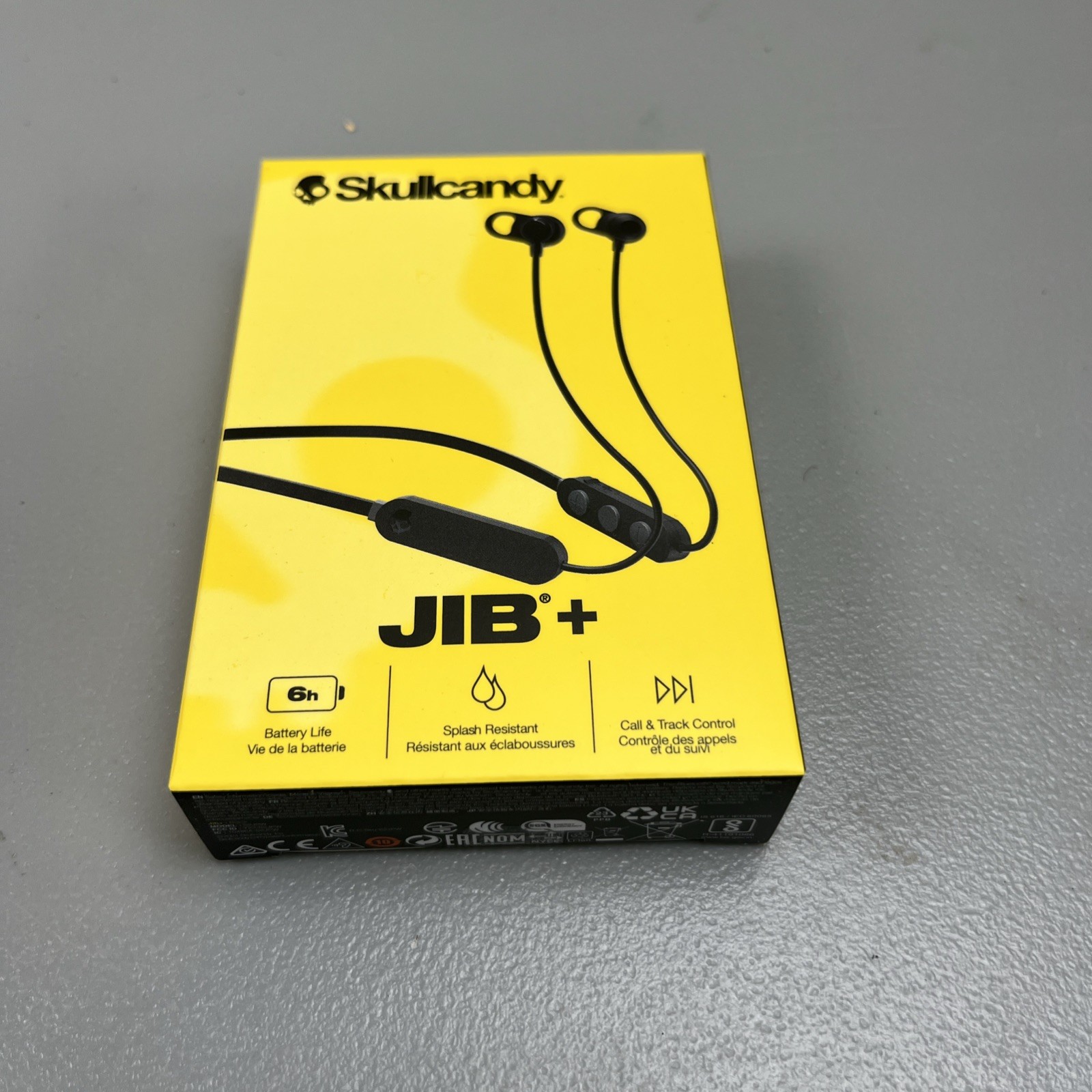 Skullcandy Jib+ Bluetooth Wireless Earbud Headphones S2JPW Black Brand New