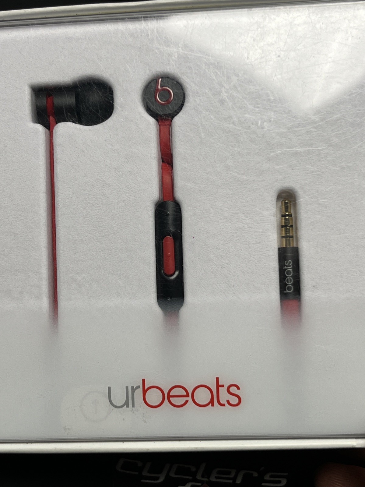 Authentic Beats by Dr. Dre UrBeats 2 B0547 In Ear Headphones iPhone Apple Red