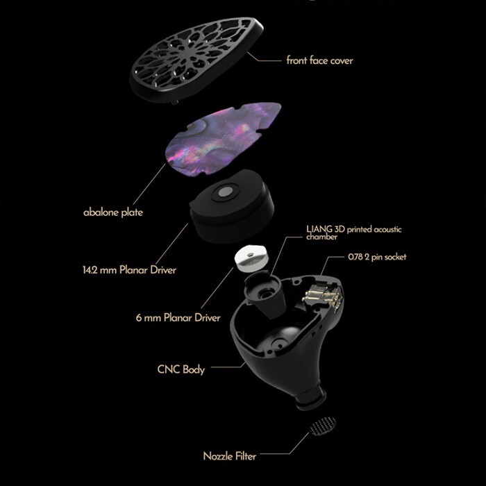 NEW TANGZU “Zetian Wu” The Legend HiFi IEM 12.5 Ohm black purple From Japan F/S