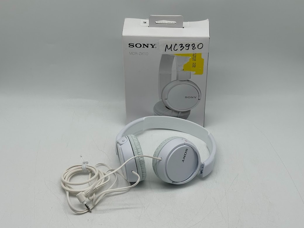 Sony MDR-ZX110 On the Ear Headphones – White