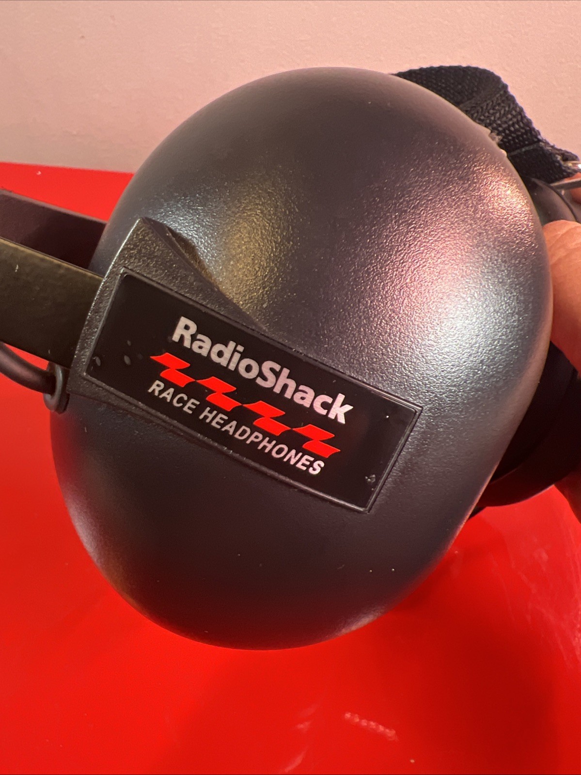 RADIO SHACK Race Scanner Headphones Volume Control-Adjustable *CLEAN*