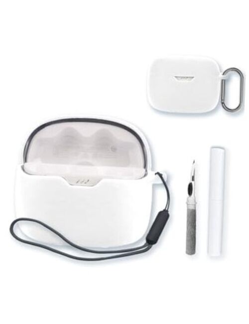 Case for JBL Tune 245NC TWS-True Wireless Earbuds,Soft Protective, White