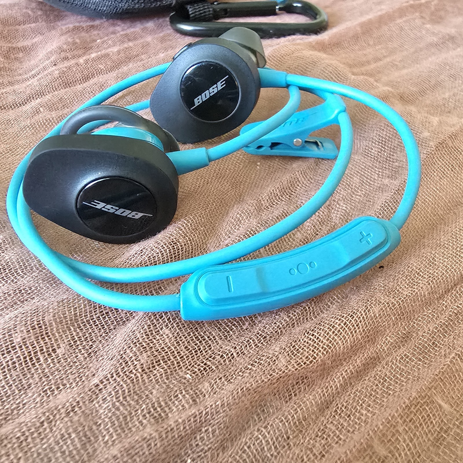 Bose SoundSport Wireless Bluetooth Earbuds Sport Headphones w/ Case Tested. Aqua