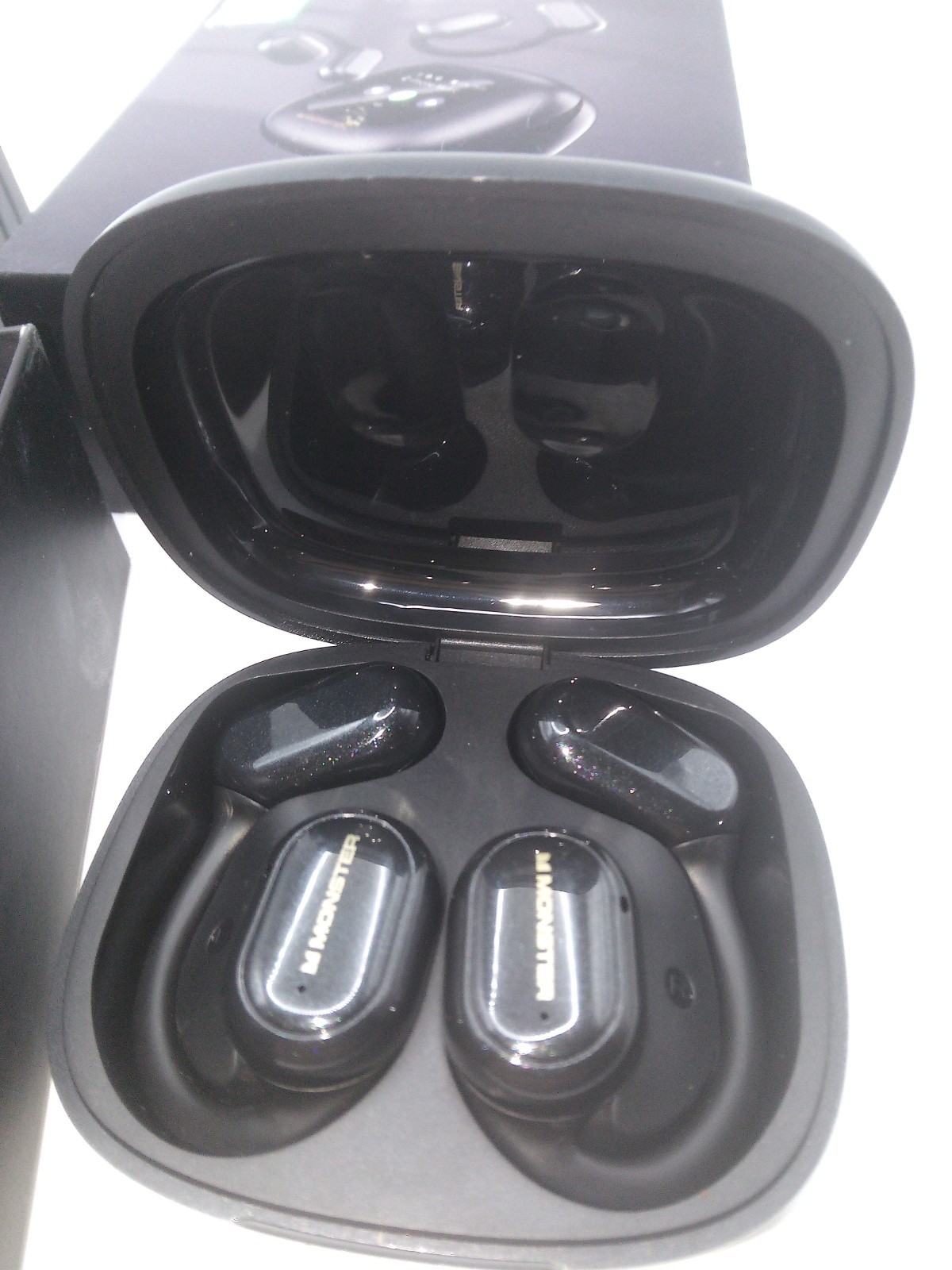 Monster Open Touch Pro 100, Open Ear Headphones Touch Screen Earbuds, Bluetooth