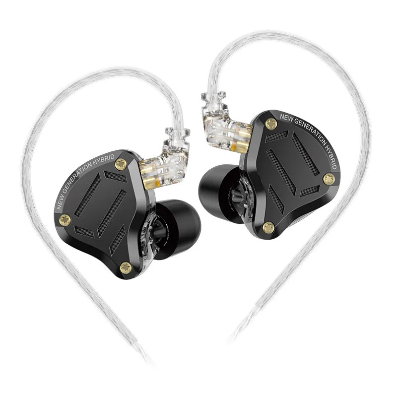 ZS10 Pro 2 Metal Earphone HIFI in Ear Bass Earbud 4-Level Tuning Switch Headphon