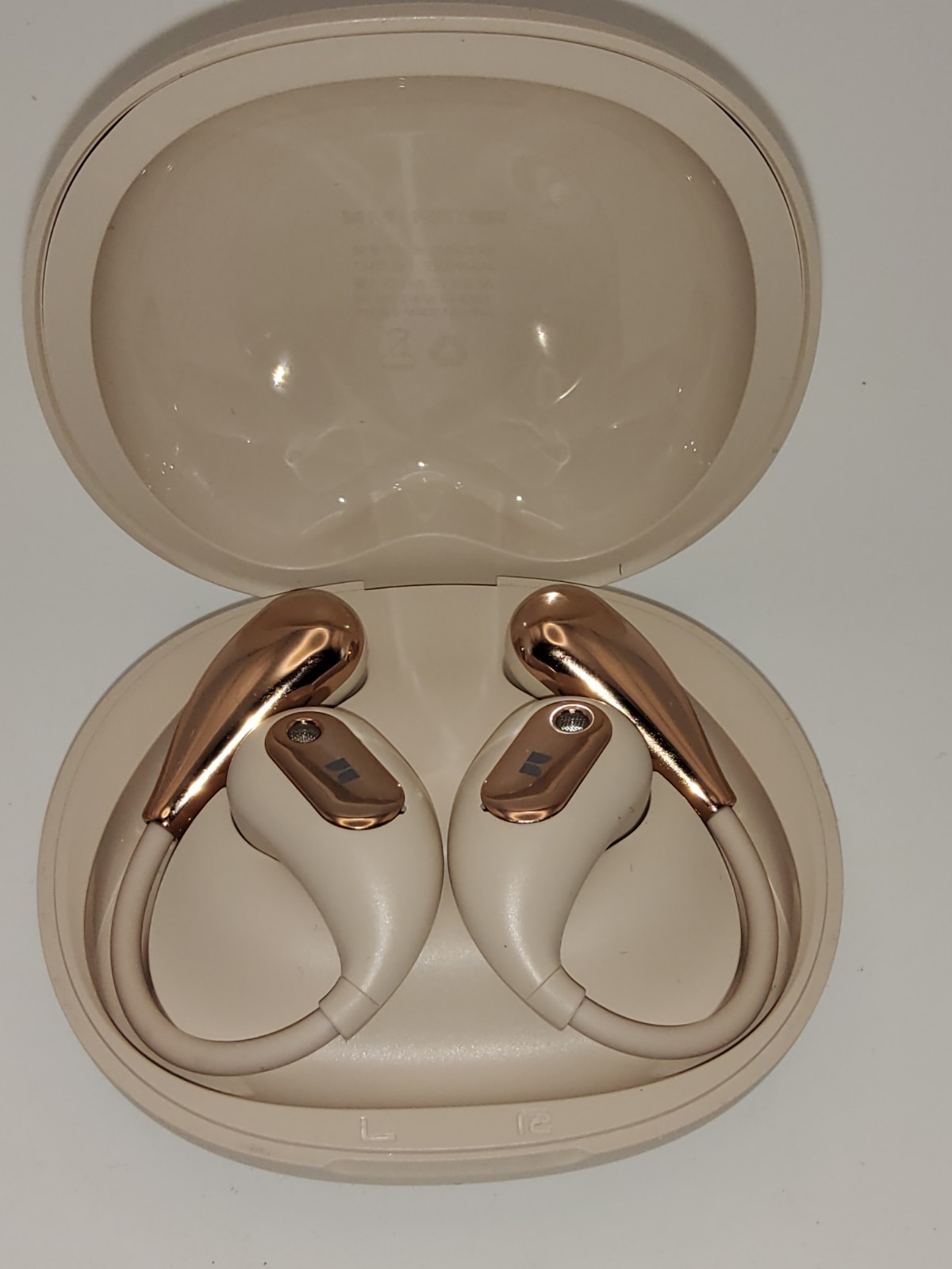 Pink Monster Open Ear AC210 Headphones, Wireless Headphones 30 Hours Playback.
