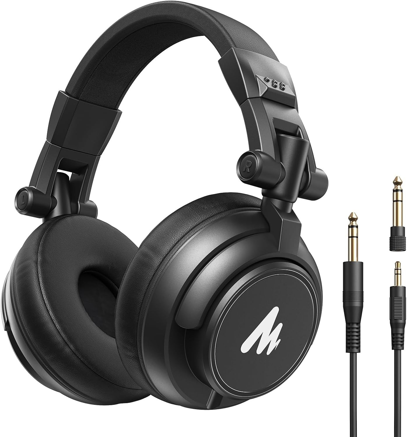 Multi-Functional DJ Headphones with Detachable Cable
