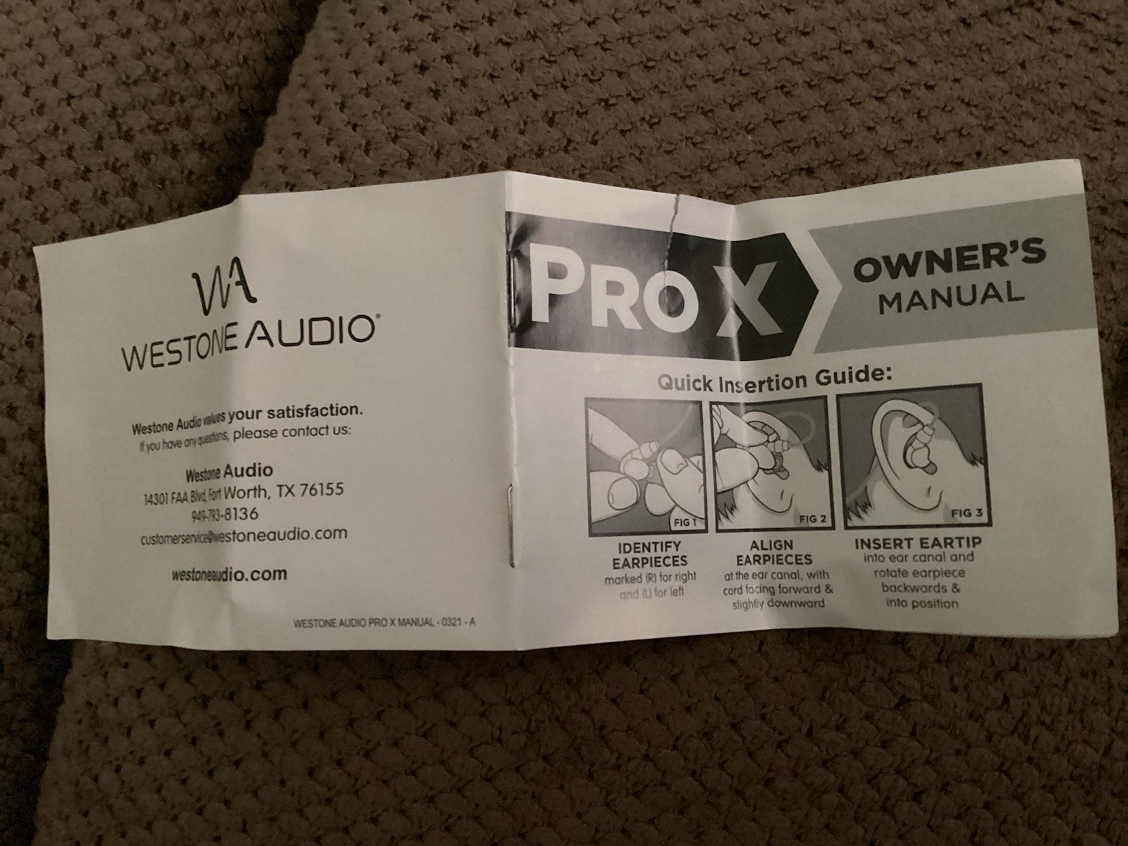 Westone Audio Pro X10 Earphones