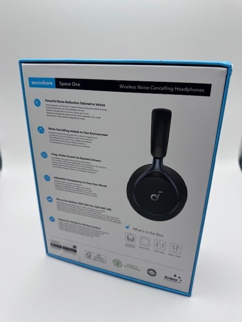 NEW Soundcore Space One Wireless Headphones 2X Stronger Voice Reduction 40H