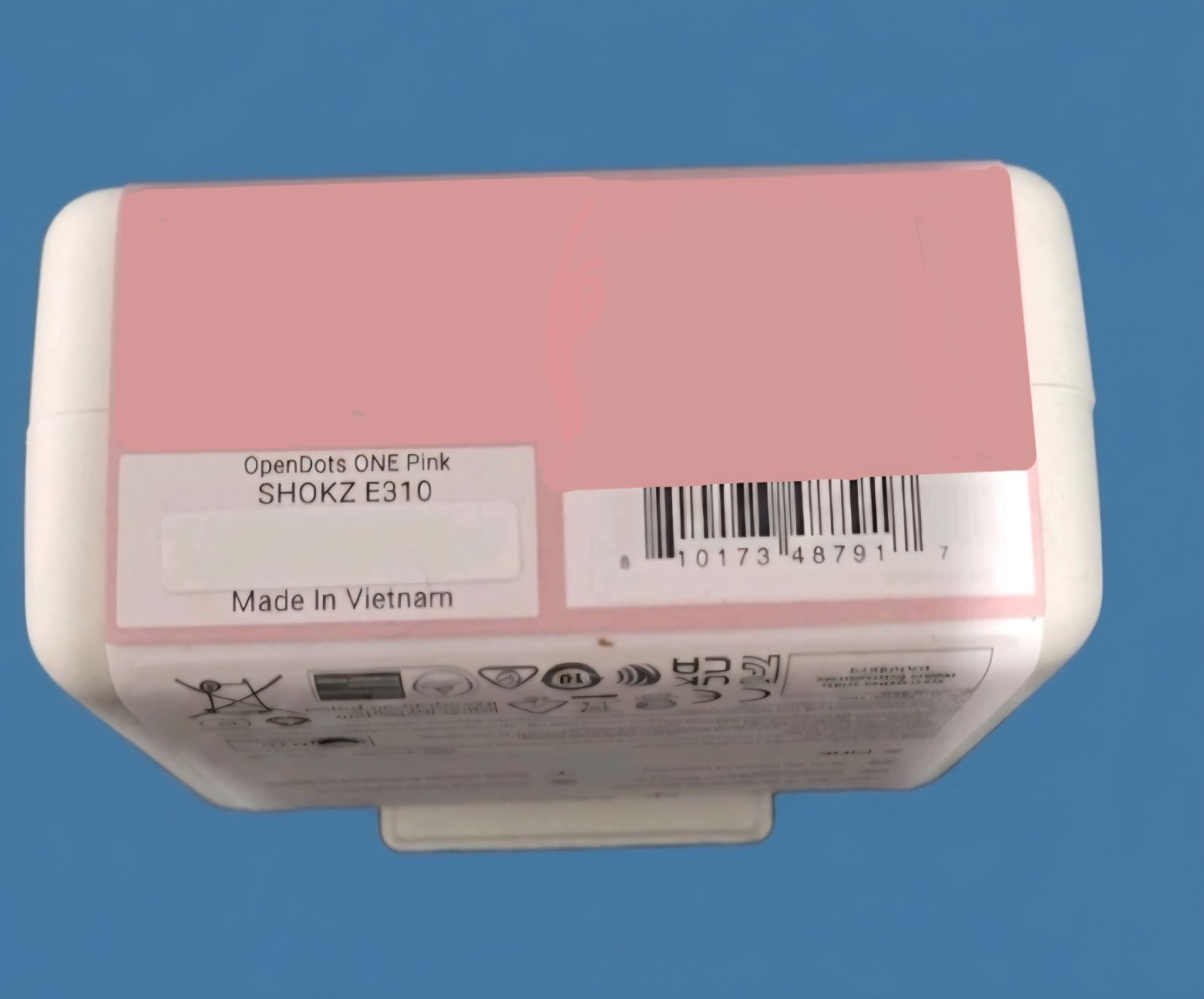 ? Shokz OpenDots ONE BT 5.4 – Pink ” On-Ear / Open-Ear ” Wireless Earbuds E310