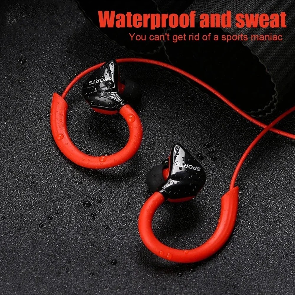 In-Ear Wired Sport Running Earphone Earbuds Over ear Hook Headphone 3.5mm w/MIC