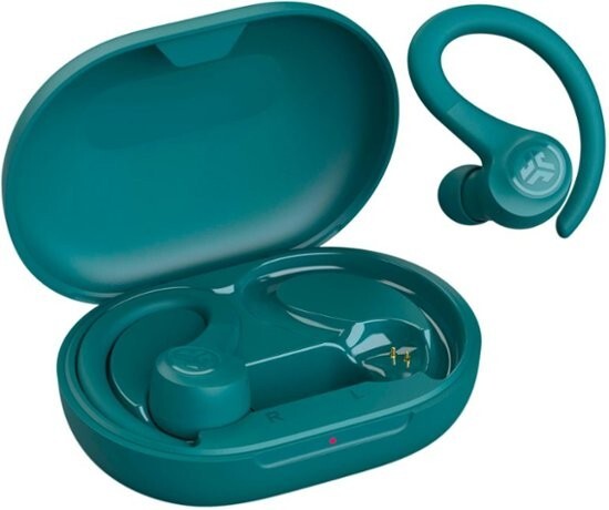 JLab Earphones Buds Go Air Sport True Wireless Earbuds Headphones Green Teal