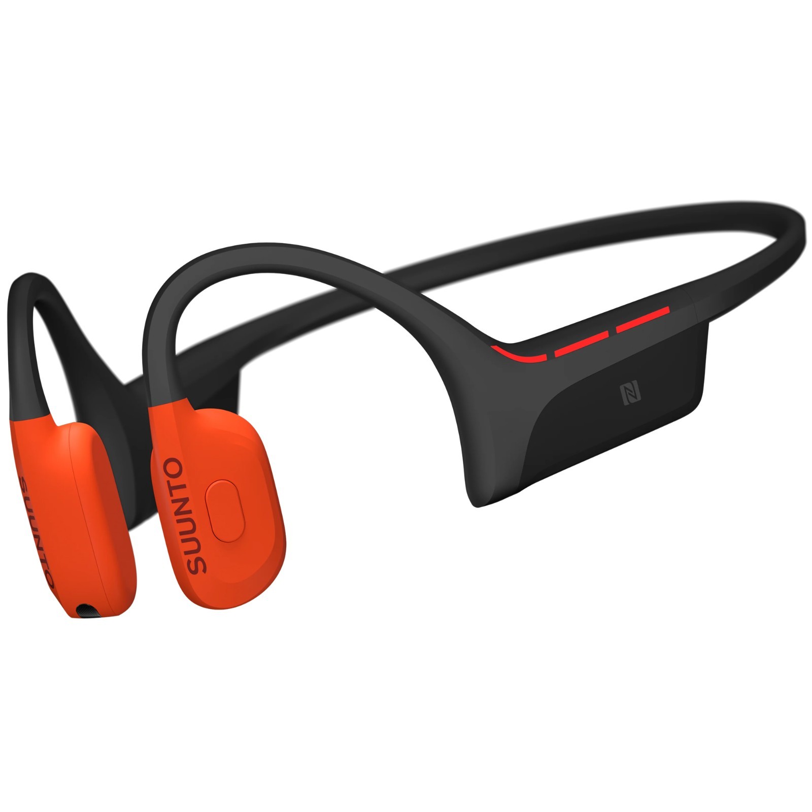 Suunto Wing 2 SS051260000 Bone Conduction w/ Powerbank Headphones – Coral Orange