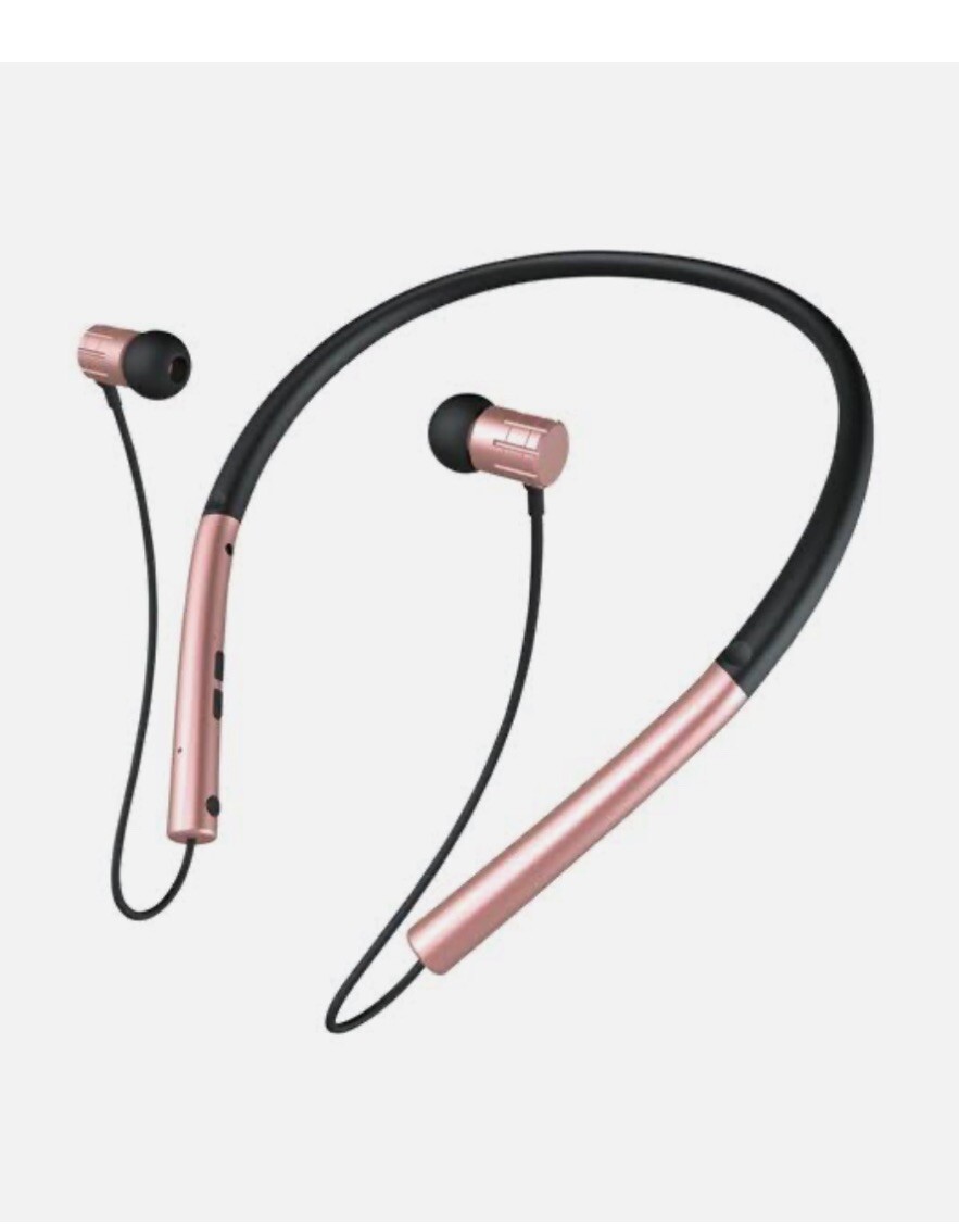 Tzumi Flex Stereo Earbuds Neckband Rose Gold( Bluetooth)