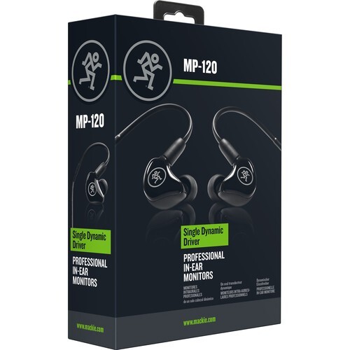 Mackie MP-120 Single Dynamic Driver Professional In-ear Monitors