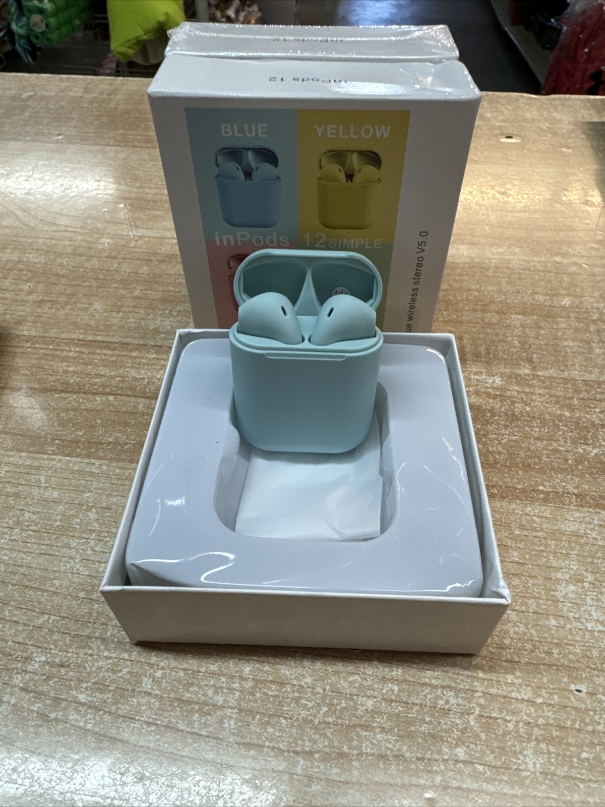 NEW inPods 12 True Wireless Stereo V5.0 Earbuds -BABY BLUE NEW FREE SHIPPING!!