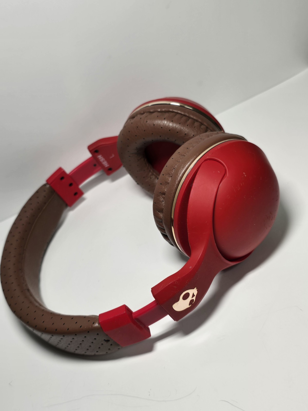 Skullcandy Hesh Brown And Red First Generation Headphones Operational