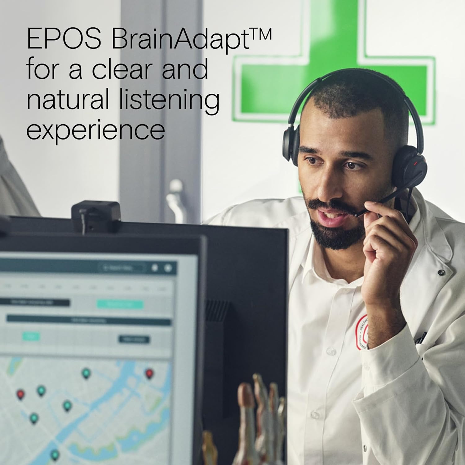 EPOS Impact 760 Dual-Sided USB-C+A Wired On-Ear Headset /w Noise Cancelling Mic