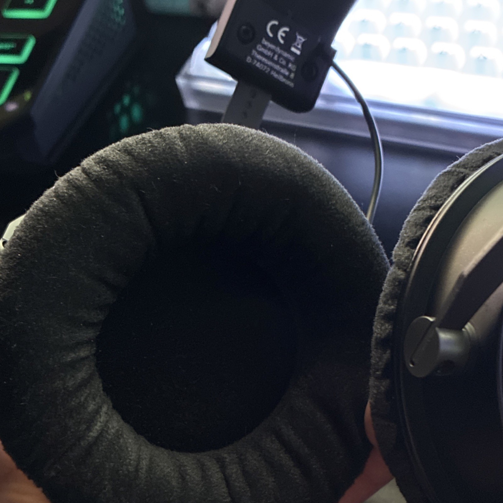 beyerdynamic DT 1990 PRO Black Over-Ear Headband Headphones Double Earpieces