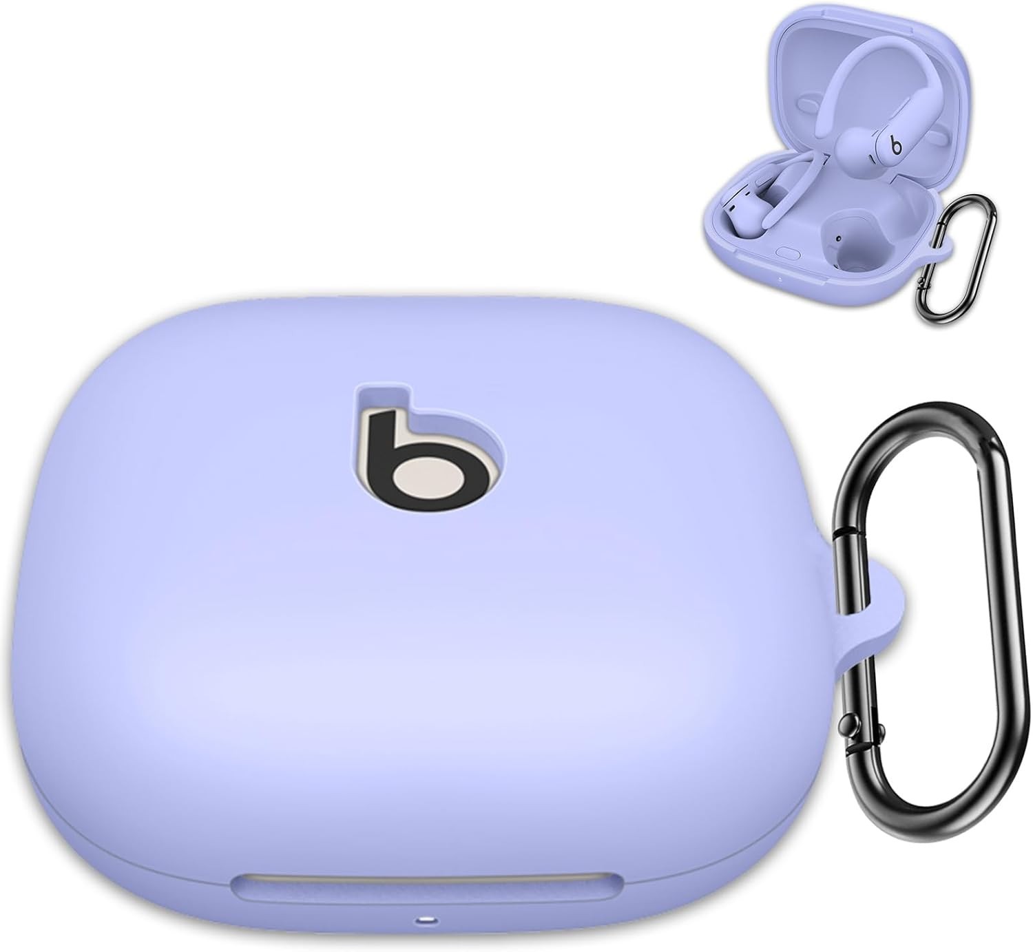Beats Powerbeats Pro 2 Silicone Case Cover: Functional & Stylish in Light Purple
