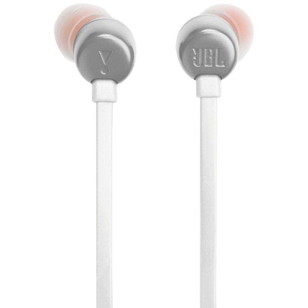 JBL Tune 310C USB-C Wired In-Ear Headphones – White – Hi-Res Audio Pure Bass Mic