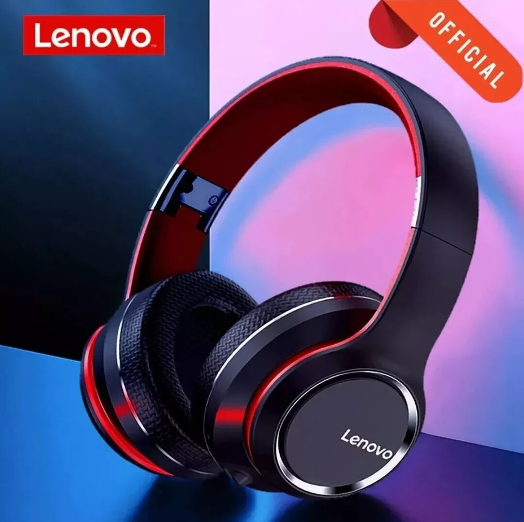 Lenovo: HD200 – Wireless Bluetooth 5.1 Over Ear Headphones (New)