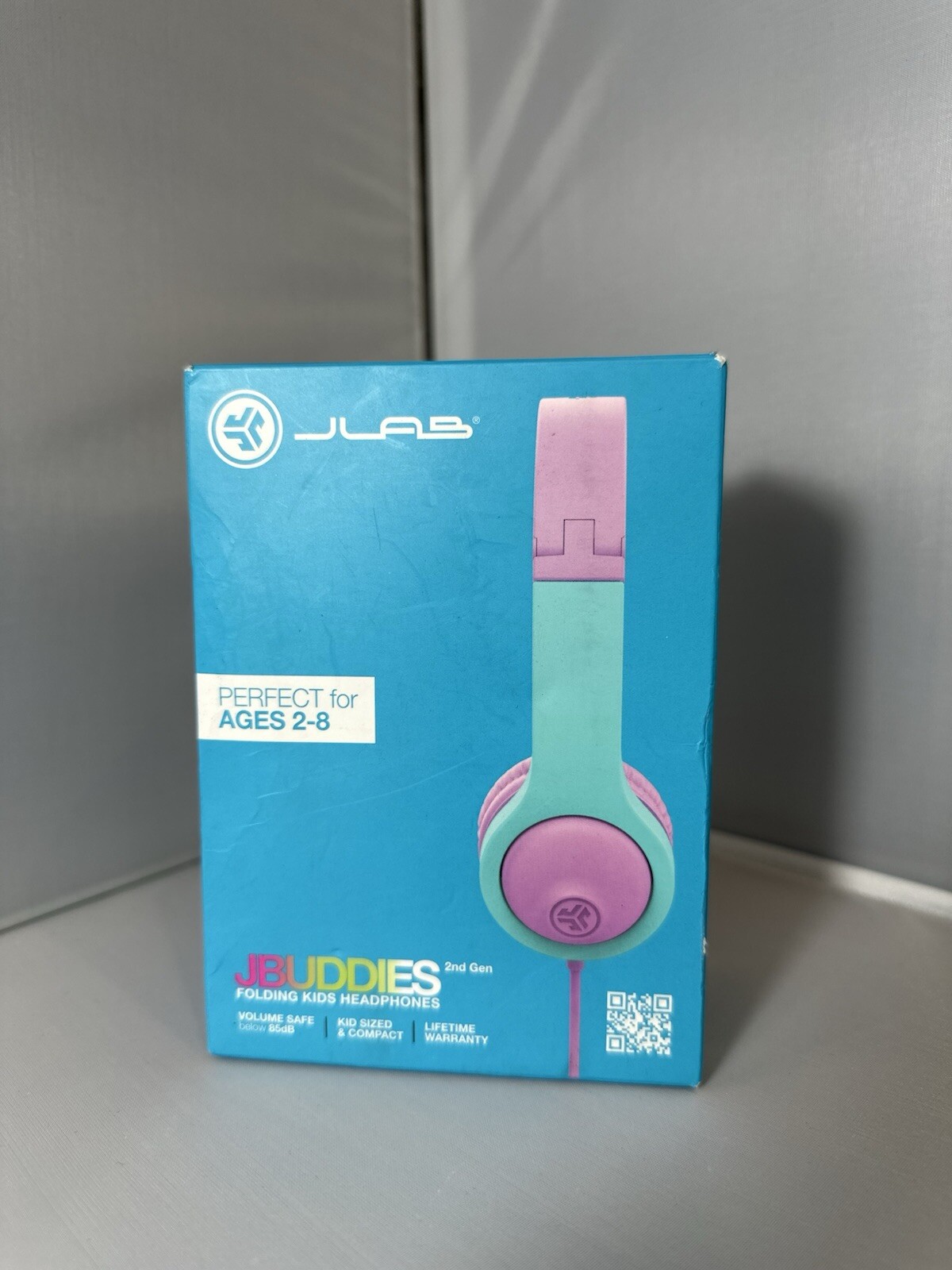 JLab JBuddies 2nd gen Kids Folding Headphones (pink)