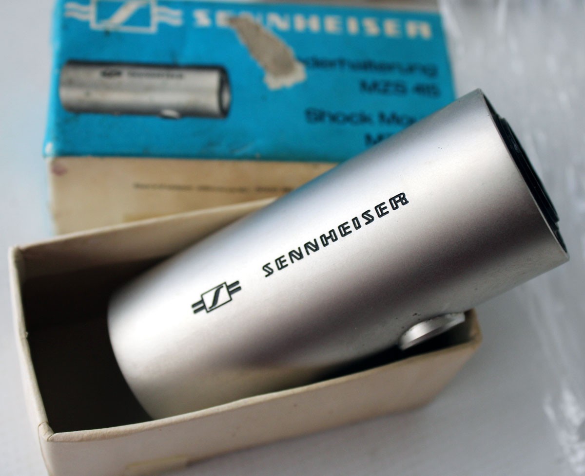 4x Vintage 70’s SENNHEISER MZG MZS MZQ 415 Swivel Adapter MZA 406 West Germany !