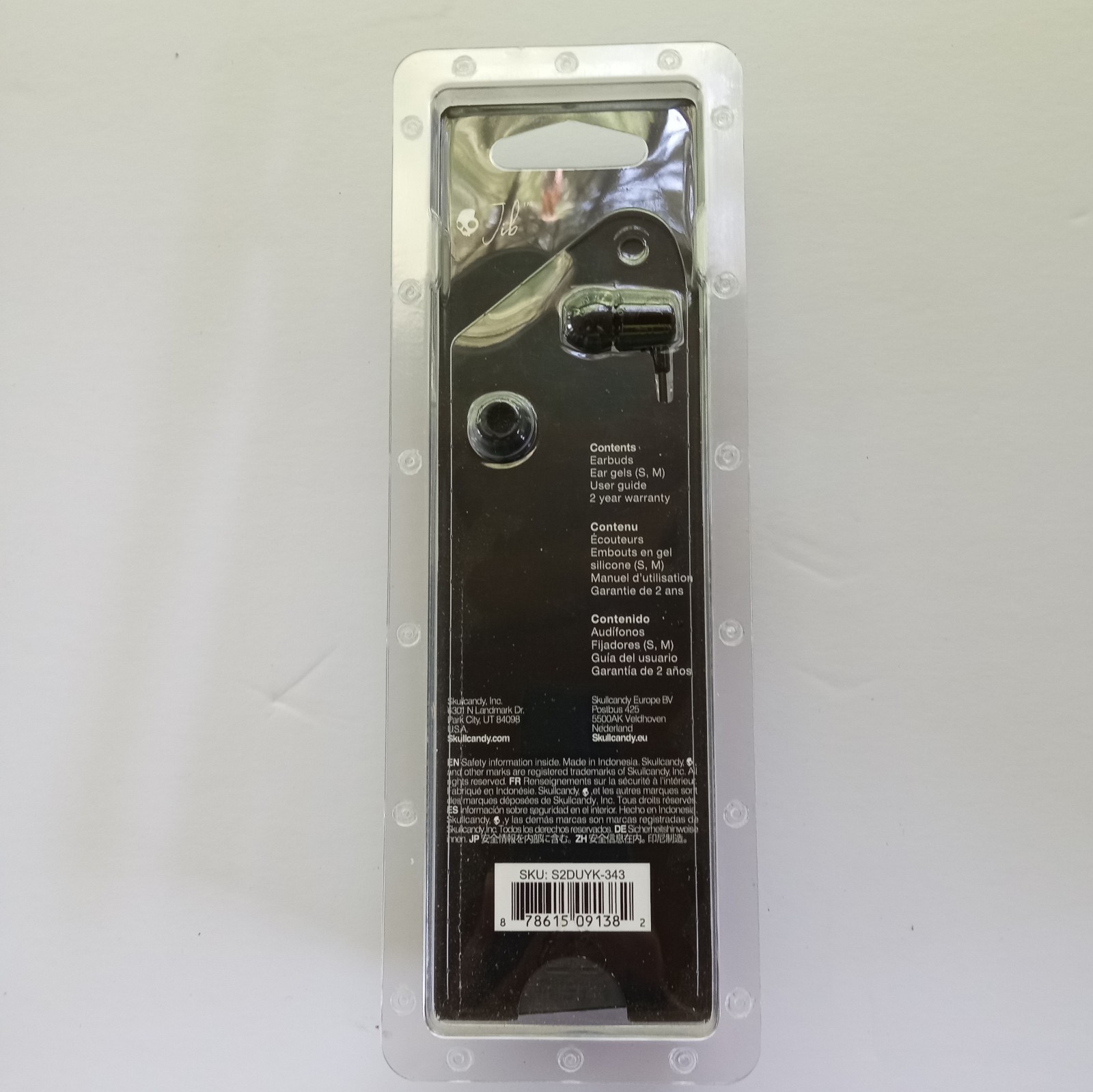 Skullcandy Jib Wired Earbuds with Microphone -3.5mm Jack- Model S2DUYK-343 New