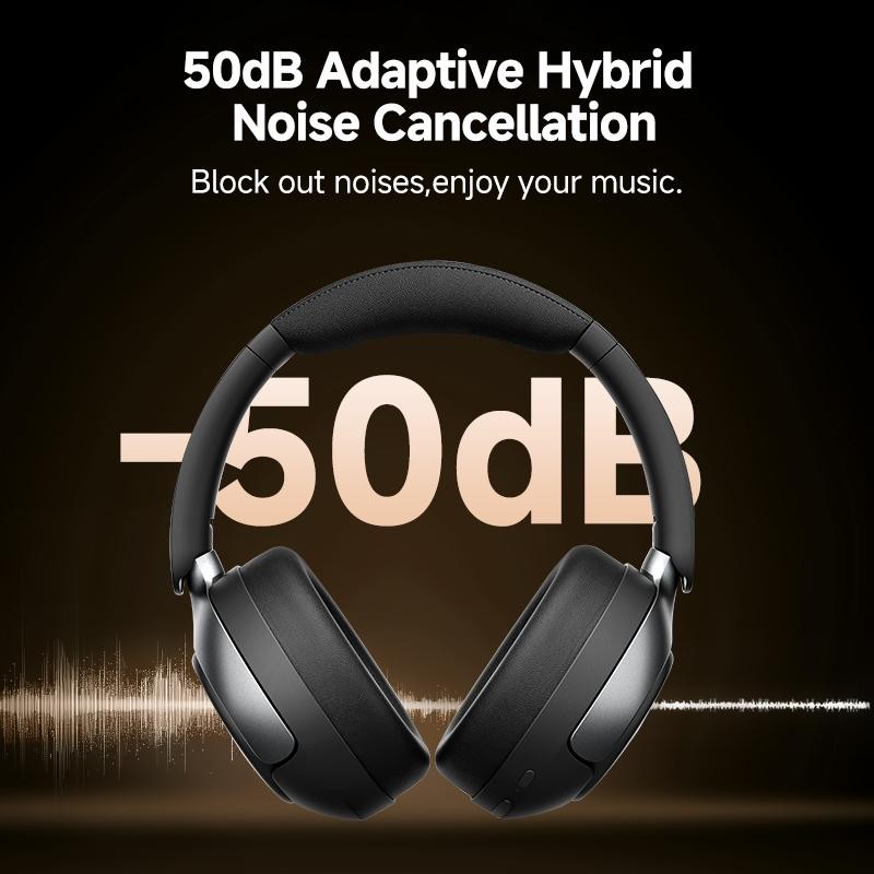 Qcy H3 Pro Anc Wireless Headphone 50db Noise Canceling Hi-res Spatial Audio Earp