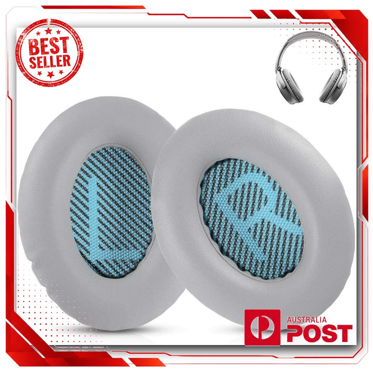 Replacement Ear Pads Cushions for Bose QC45 QC35 II QC25 QC15 AE2 – Comfort