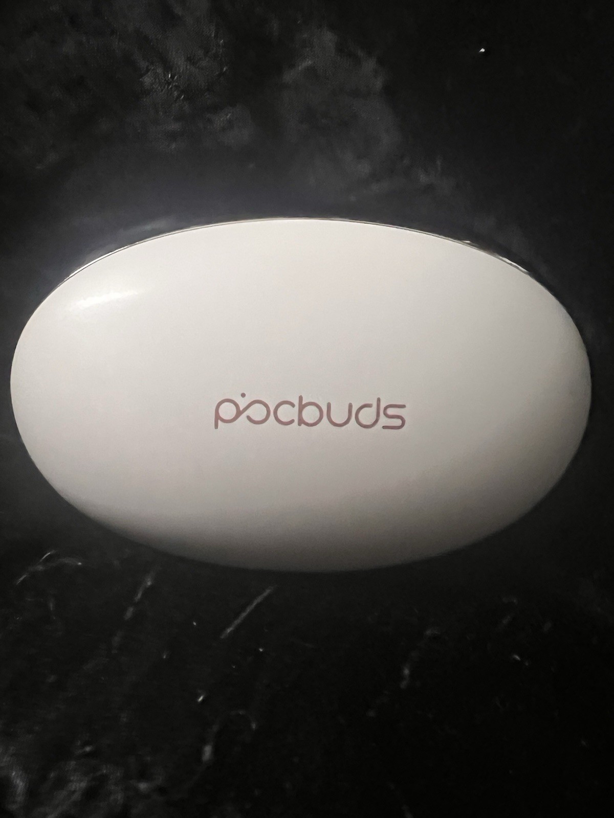 Pocbuds -Over-Ear Headphones -White/Silver (Open Box )