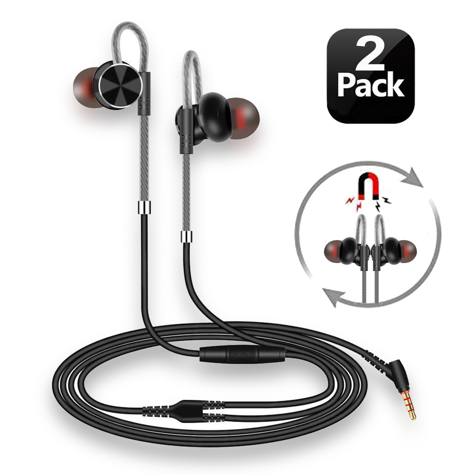Earphones Headphones, Powerfull Bass Driven Sound, with Pro 12mm Large Drivers