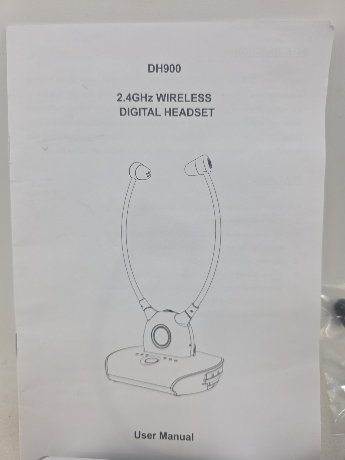 Unisar DH900 2.4GHz Wireless Digital Headset System Tested w/ Charger & Extras