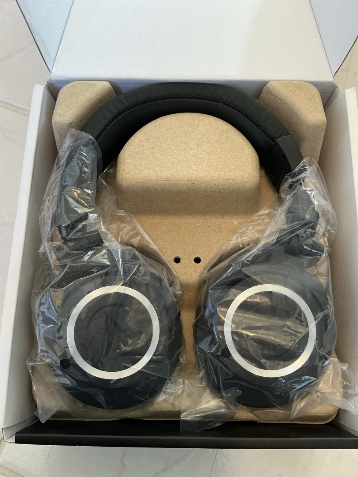 Audio-Technica ATH-M50xBT2 Wireless Over-Ear Headphones, Black. Open Box,Checked