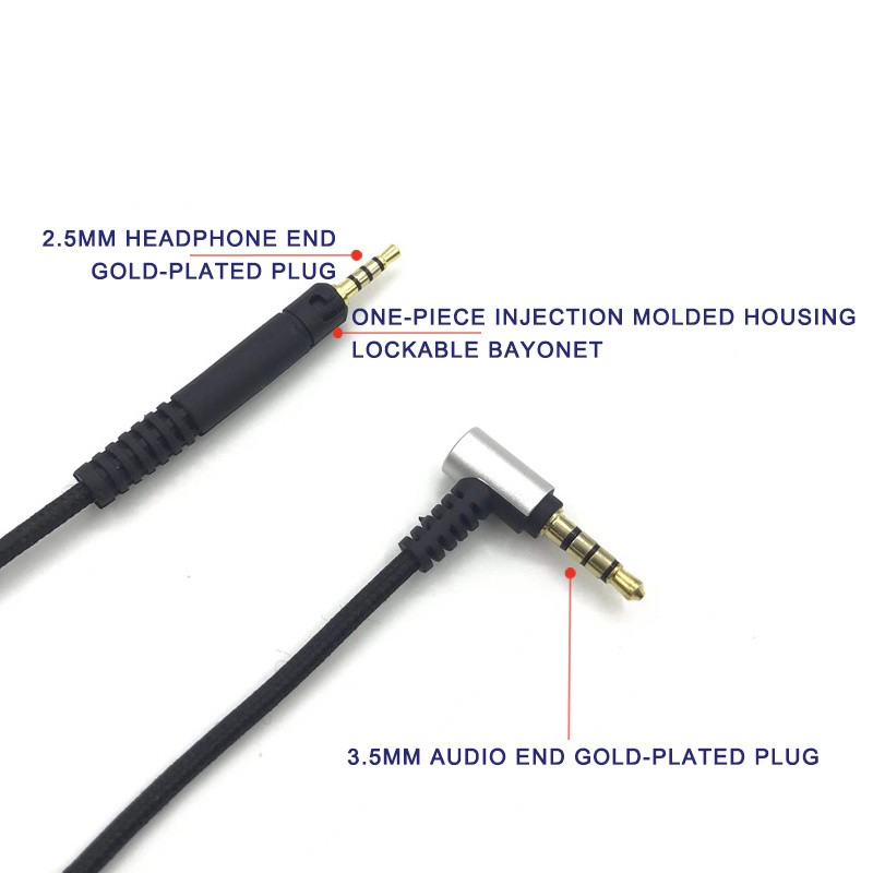 Audio Cable For Sennheiser HD598cs Se HD599 569 518 558 560s Headphone