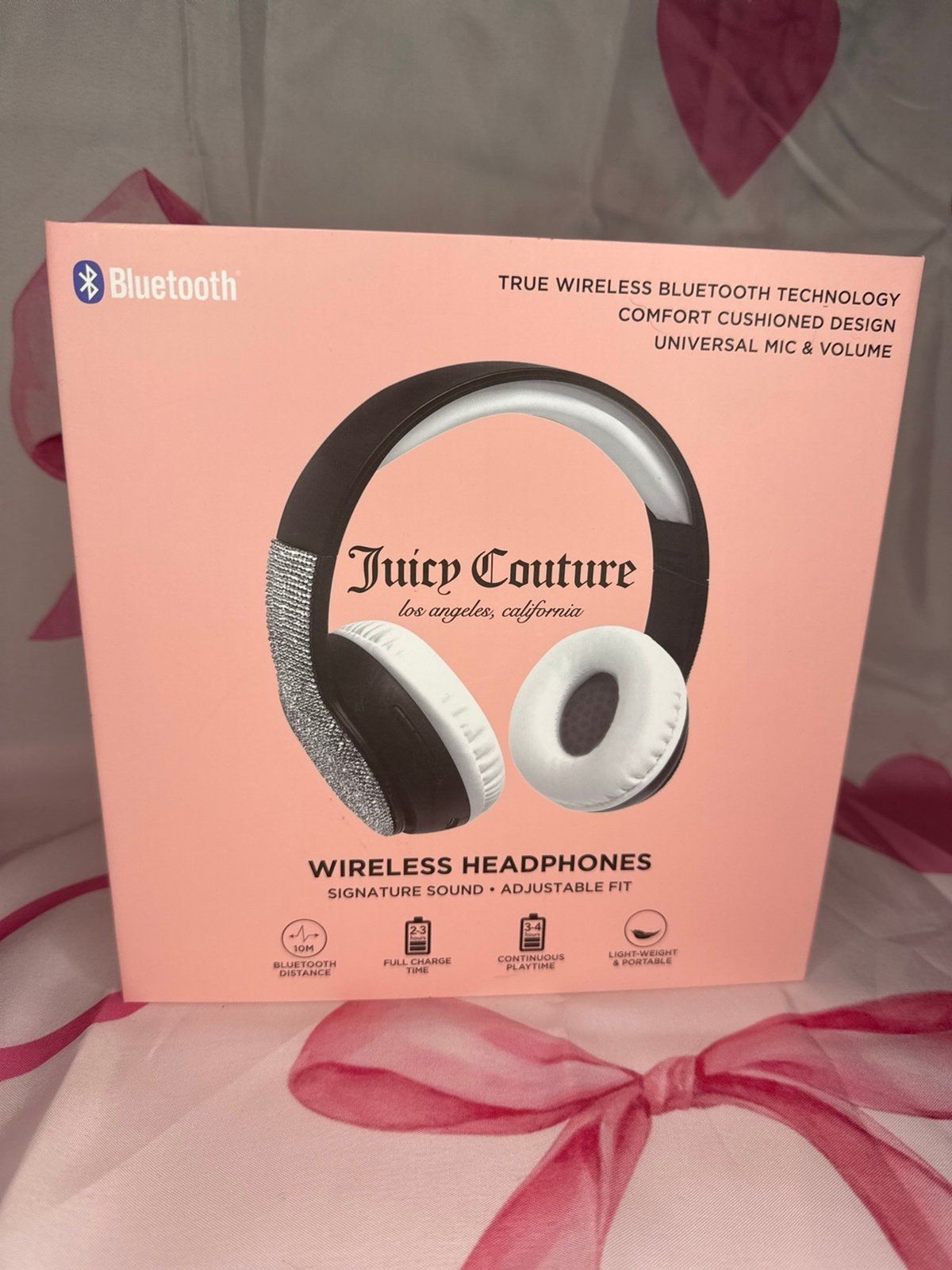 Viral Juicy Couture Rhinestone Wireless Headphones
