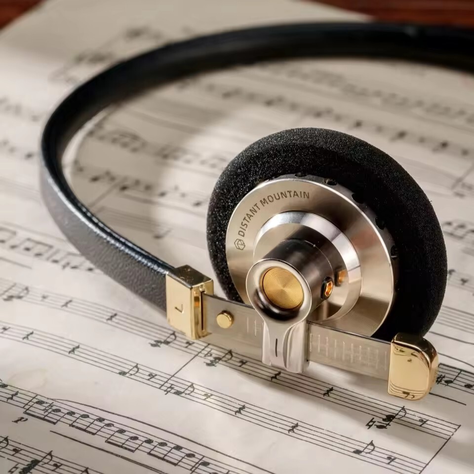 ROSESELSA Distant Mountain Headphone 40mm Diaphragm Driver Wired Classic Retro