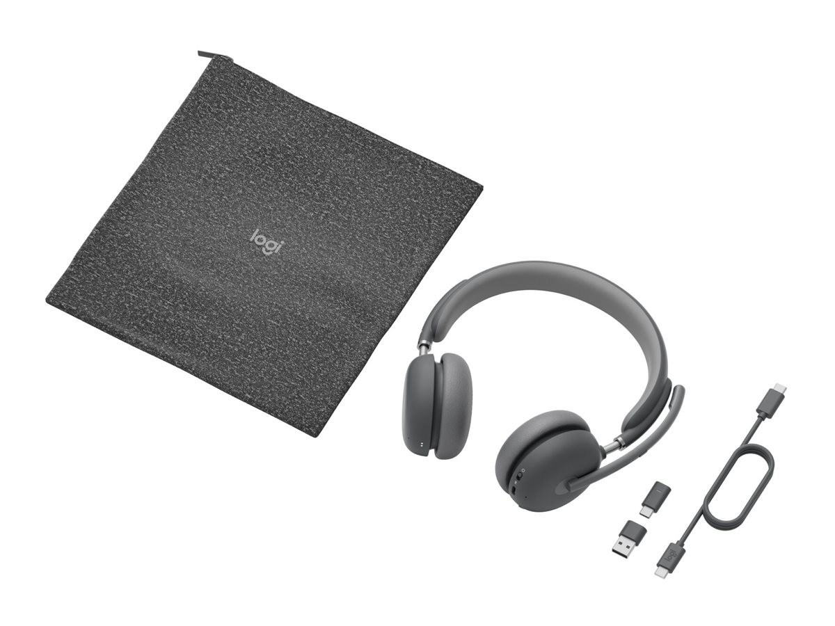 Logitech Zone Wireless 2 Headset Headphones 20KHz Suppression 981-001436