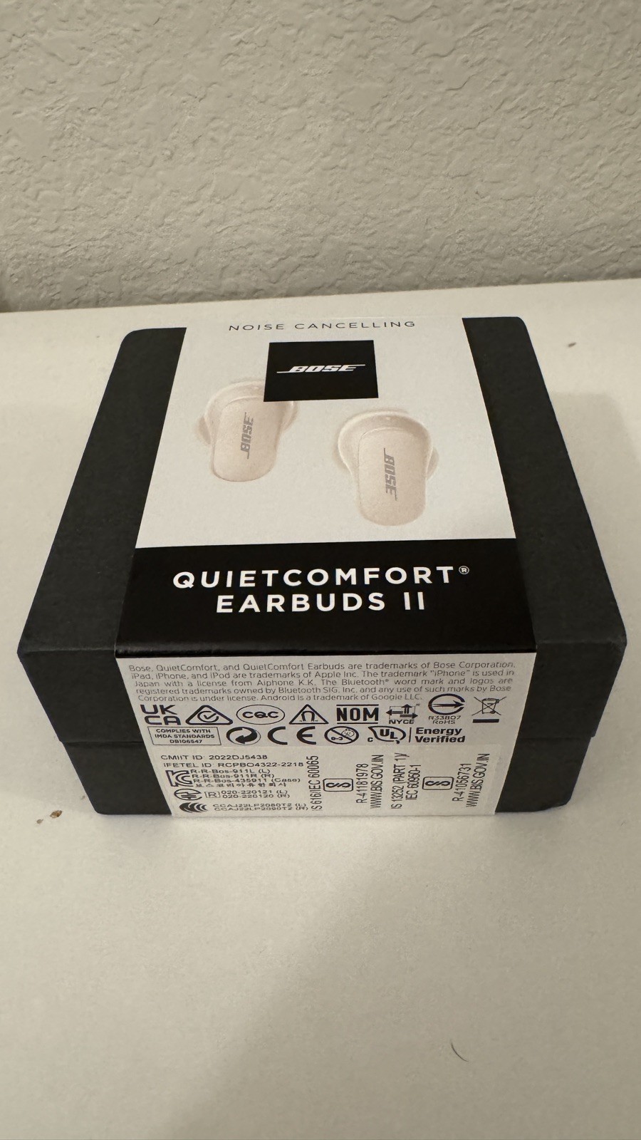 Bose QuietComfort Earbuds II Noise Cancelling Wireless Earbuds White Smoke New