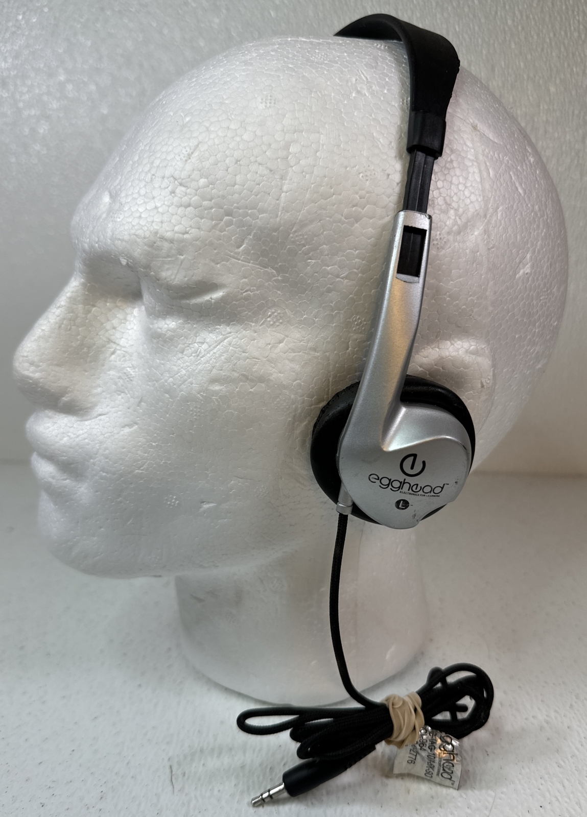 Egghead Stereo School Headphones W/Tangle-Free Cord Tested