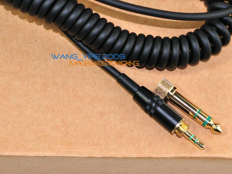 Replacement Coiled DJ Cable For SHURE SRH840 SRH940 440 SRH750DJ Headphones