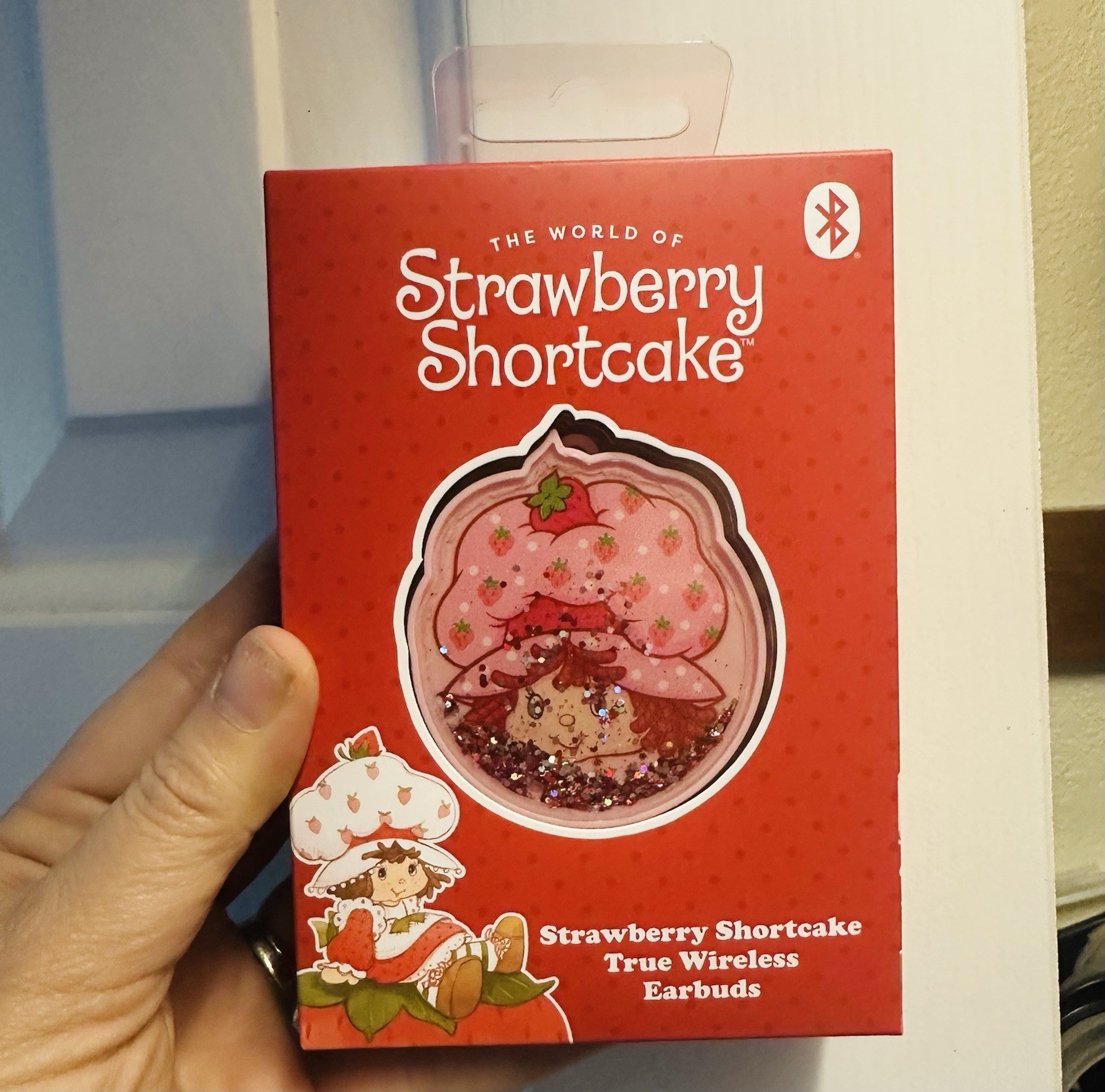 Strawberry Shortcake True Wireless Bluetooth Earbuds Built-In Mic 10mm Pink