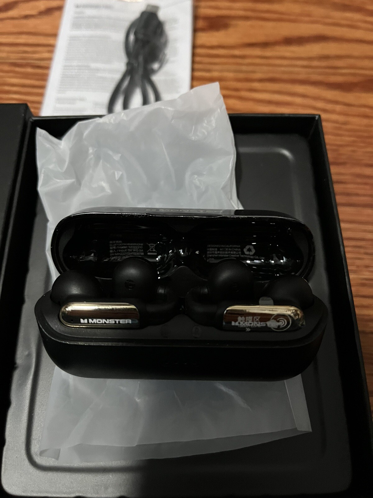 Monster Open Ear Clip-On Ear Buds AC601