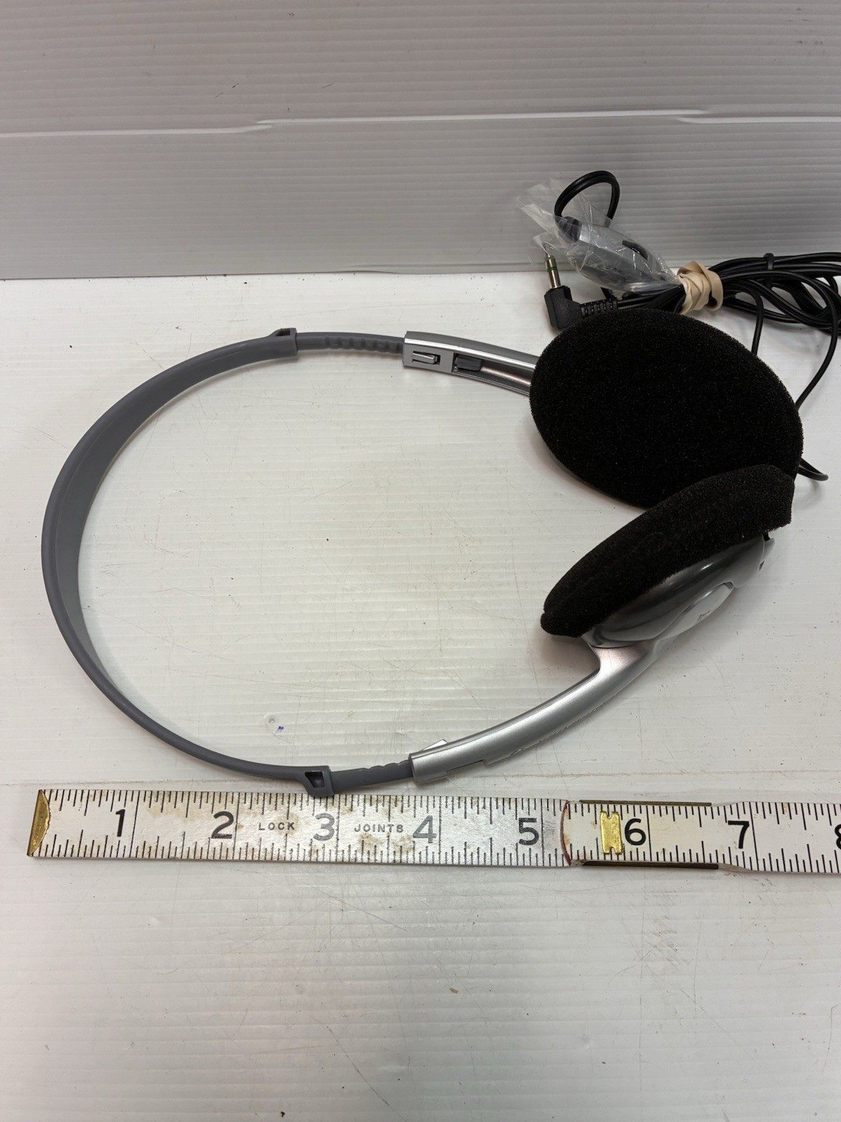 Coby CVH89 Stereo Headphones w/ Volume Control 3.5mm Jack Tested