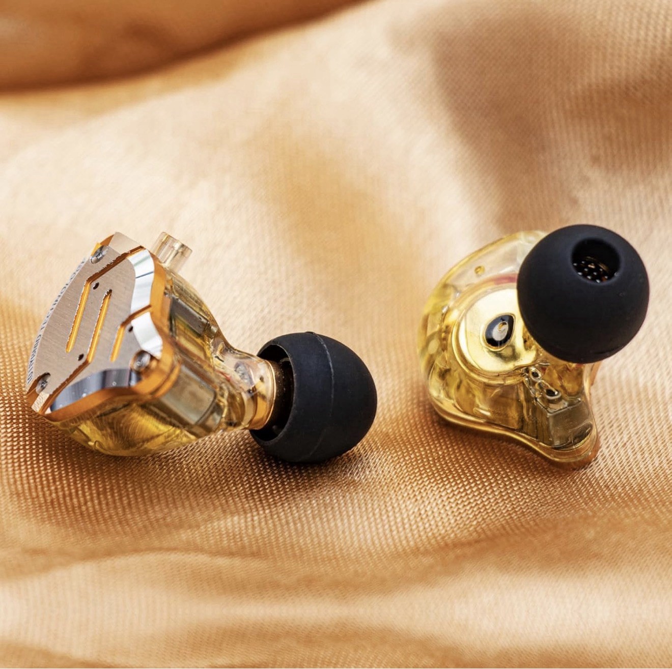 Glare Yellow Wired Noise Cancelling Gaming Earbud and In-Ear with Stainless Stee