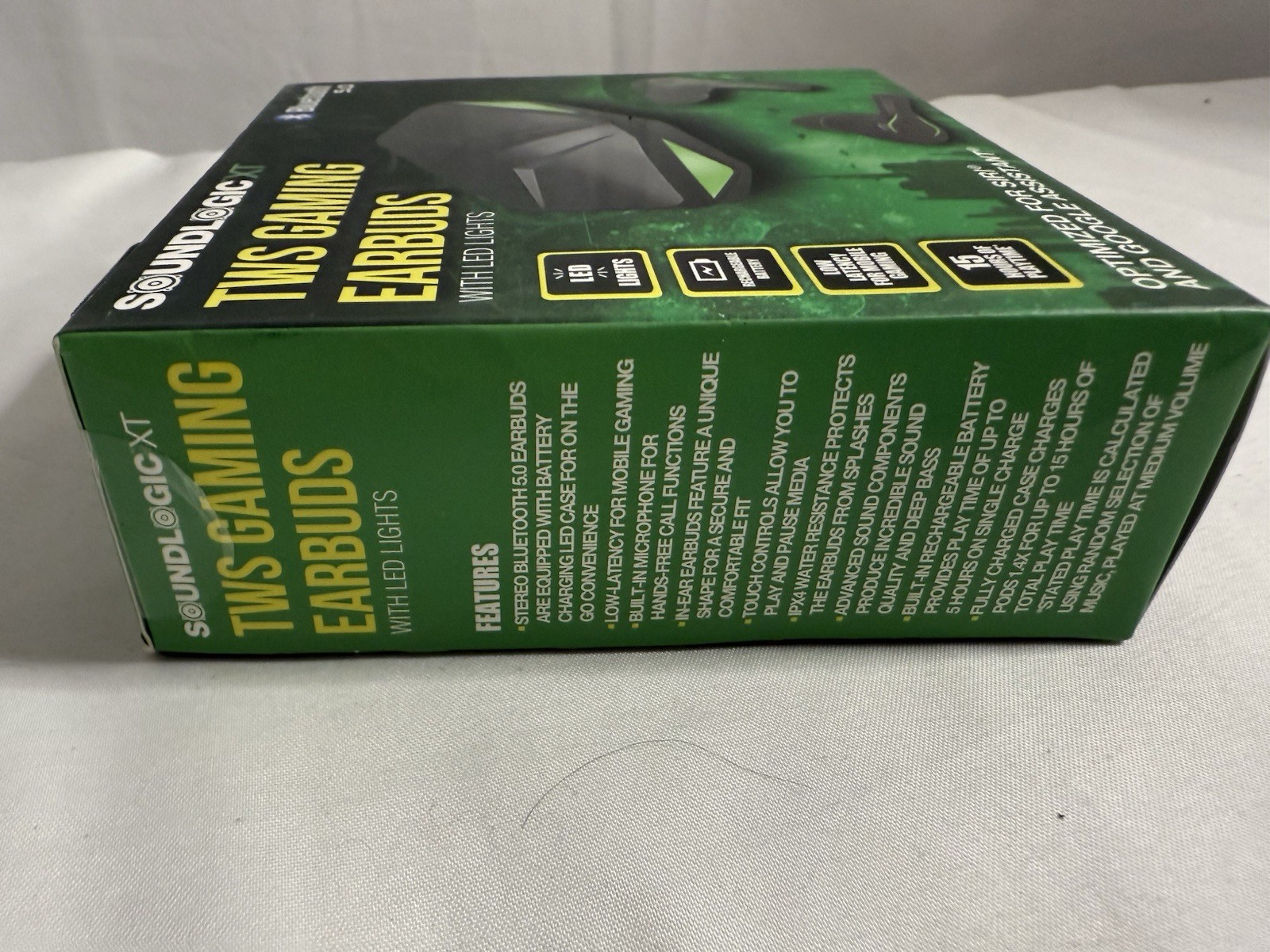 SoundLogic XT TWS Gaming Earbuds With LED Lights