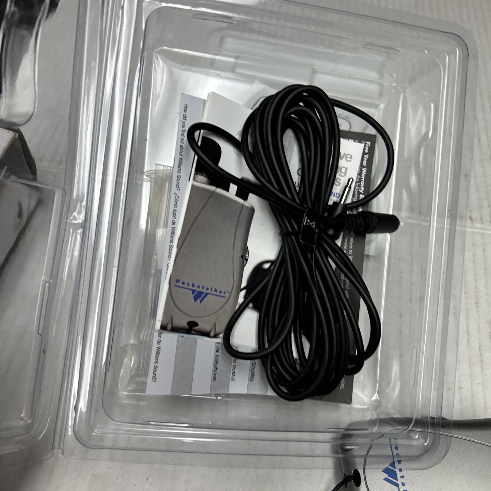 Williams Sound Pocketalker Ultra Personal Sound Amplifier With Box